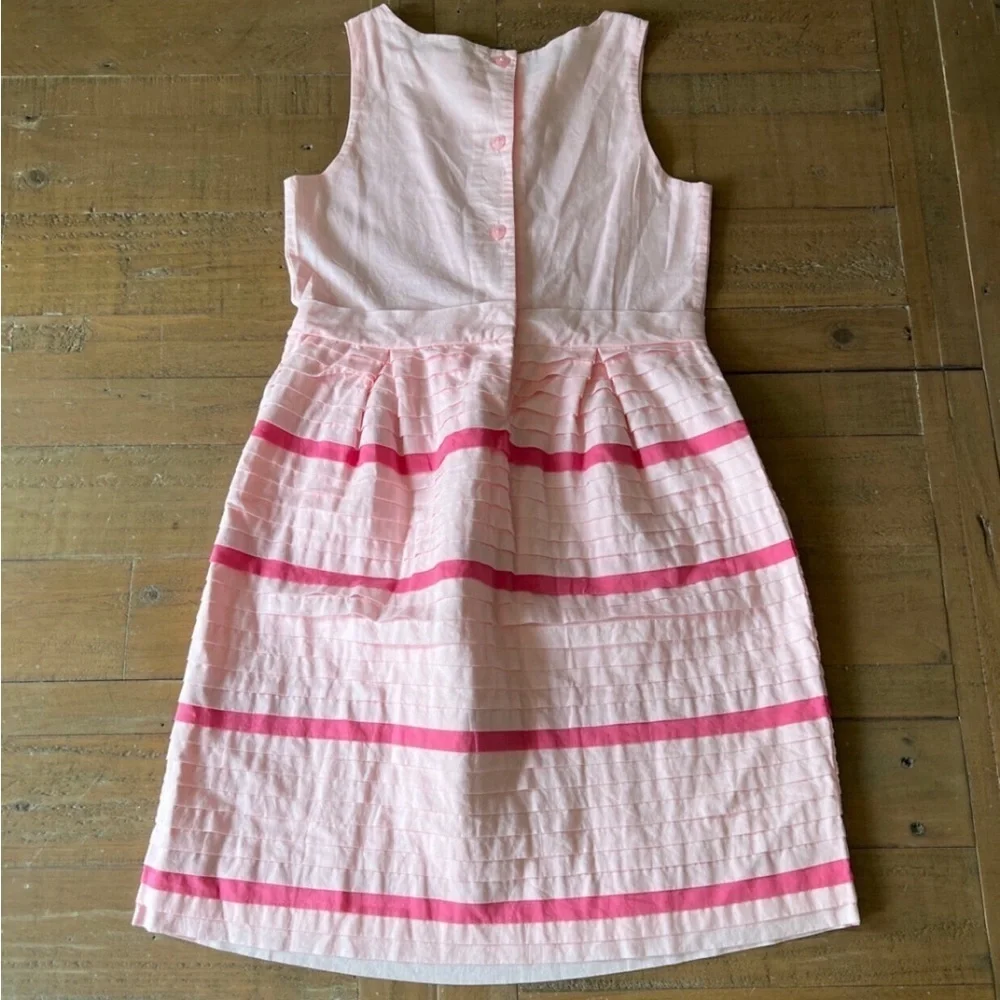 Janie and jack pink pleated dress
